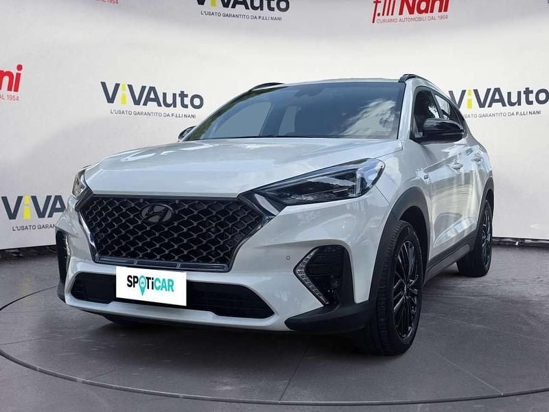 Usata Hyundai Tucson N Line 116 CV (85 kW) 2020 Bianco SUV