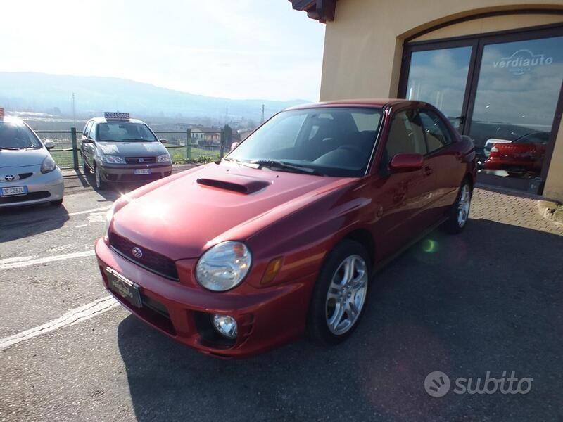 Usata Subaru Impreza 218 CV (160 kW) 2002 Rosso Berlina