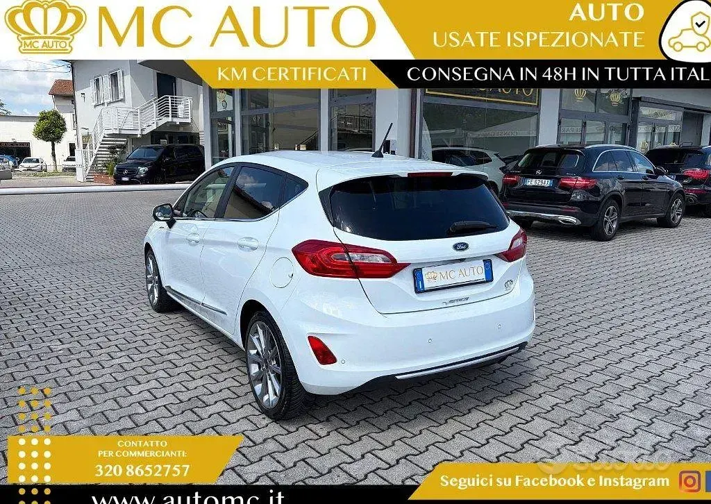 Usata Ford Fiesta Vignale 101 CV (74 kW) 2018 Bianco Utilitaria