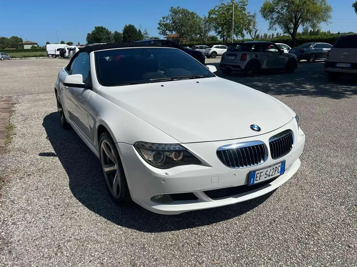 Usata BMW 635 Cabriolet 286 CV (210 kW) 2010 Bianco Cabrio