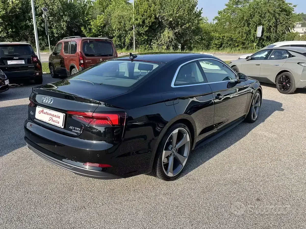 Usata Audi A5 190 CV (139 kW) 2019 Nero Coupé