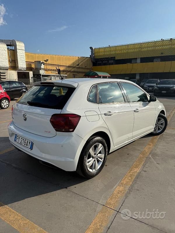 Usata VW Polo 95 CV (69 kW) 2019 Bianco Berlina