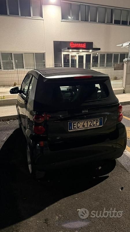 Usata Smart ForTwo Cabrio 71 CV (52 kW) 2008 Nero Cabrio