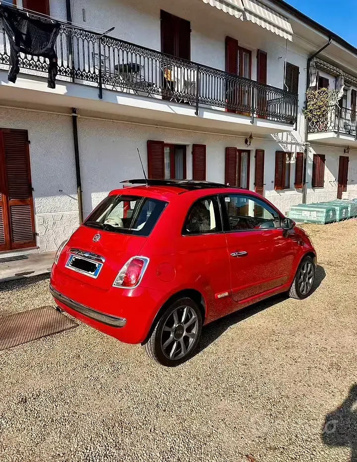 Usata Fiat 500 95 CV (69 kW) 2011 Rosso Utilitaria
