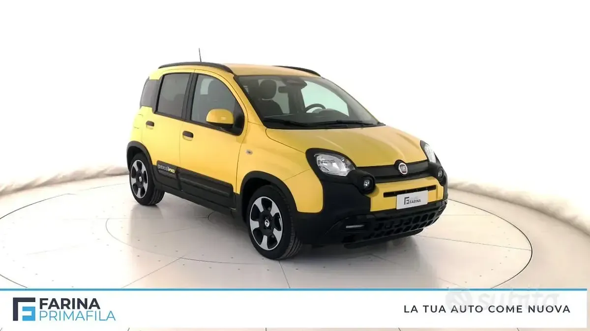 Nuova Fiat Panda Cross Cross 2025 Giallo Utilitaria