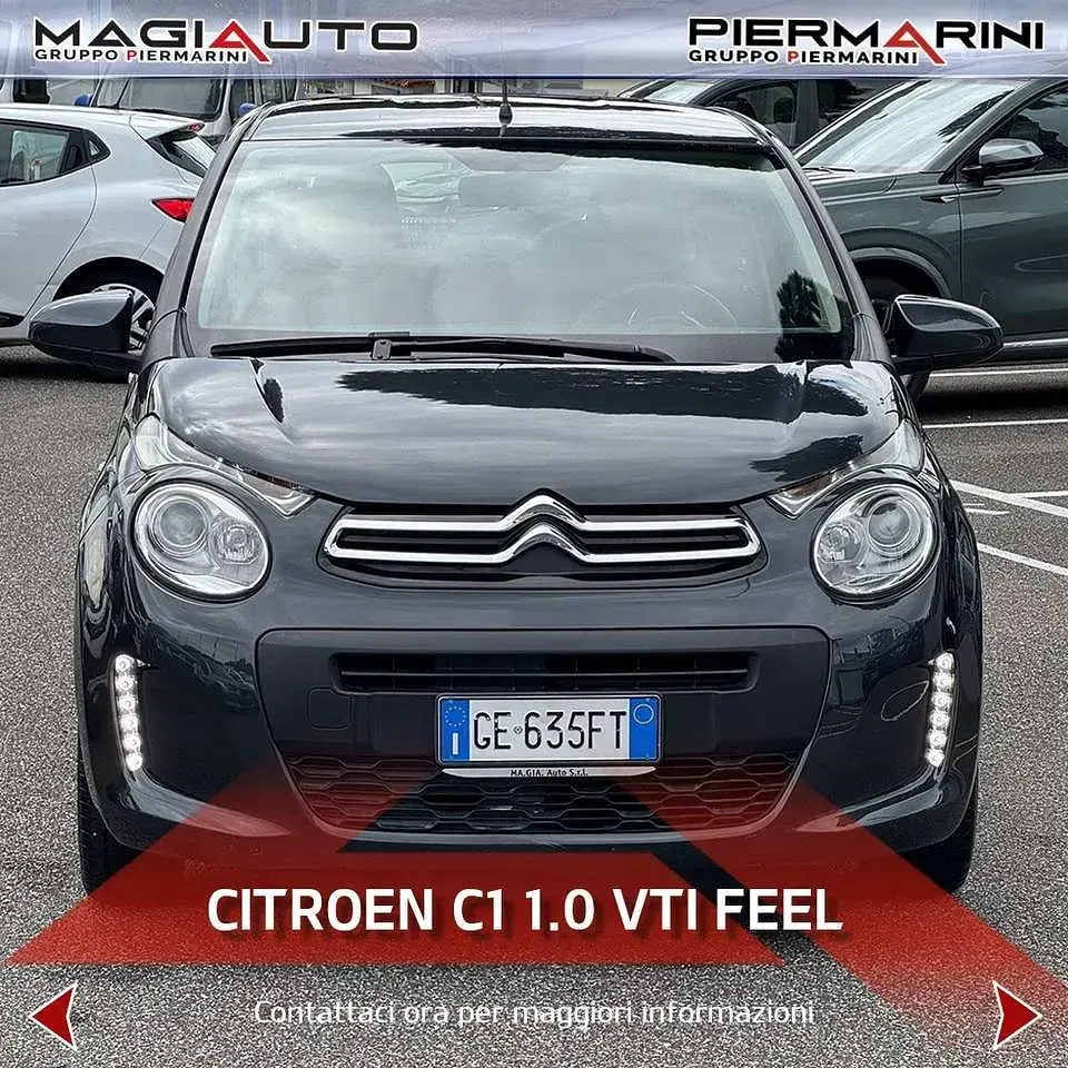 Usata Citroën C1 Feel 72 CV (52 kW) 2021 Grigio Utilitaria