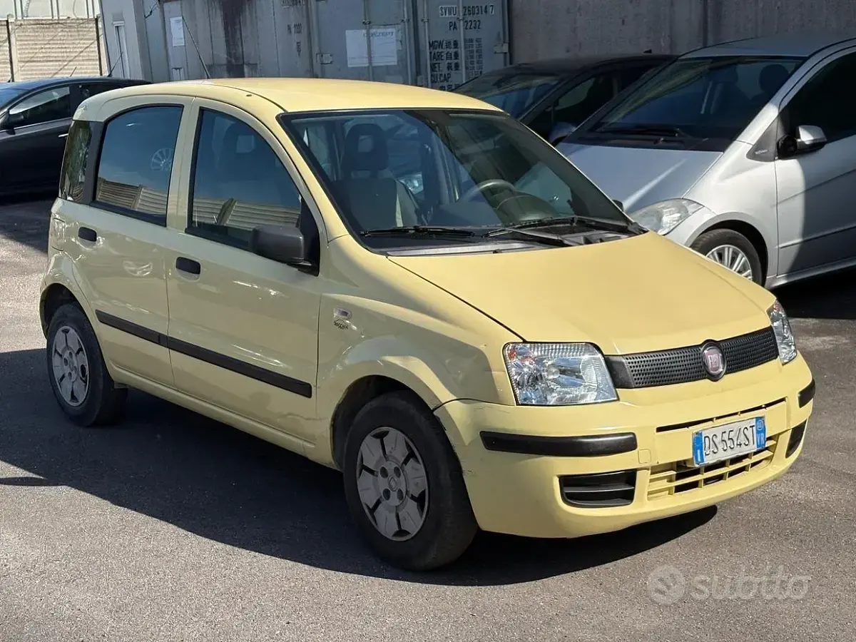 Usata Fiat Panda Active 54 CV (39 kW) 2008 Giallo Utilitaria