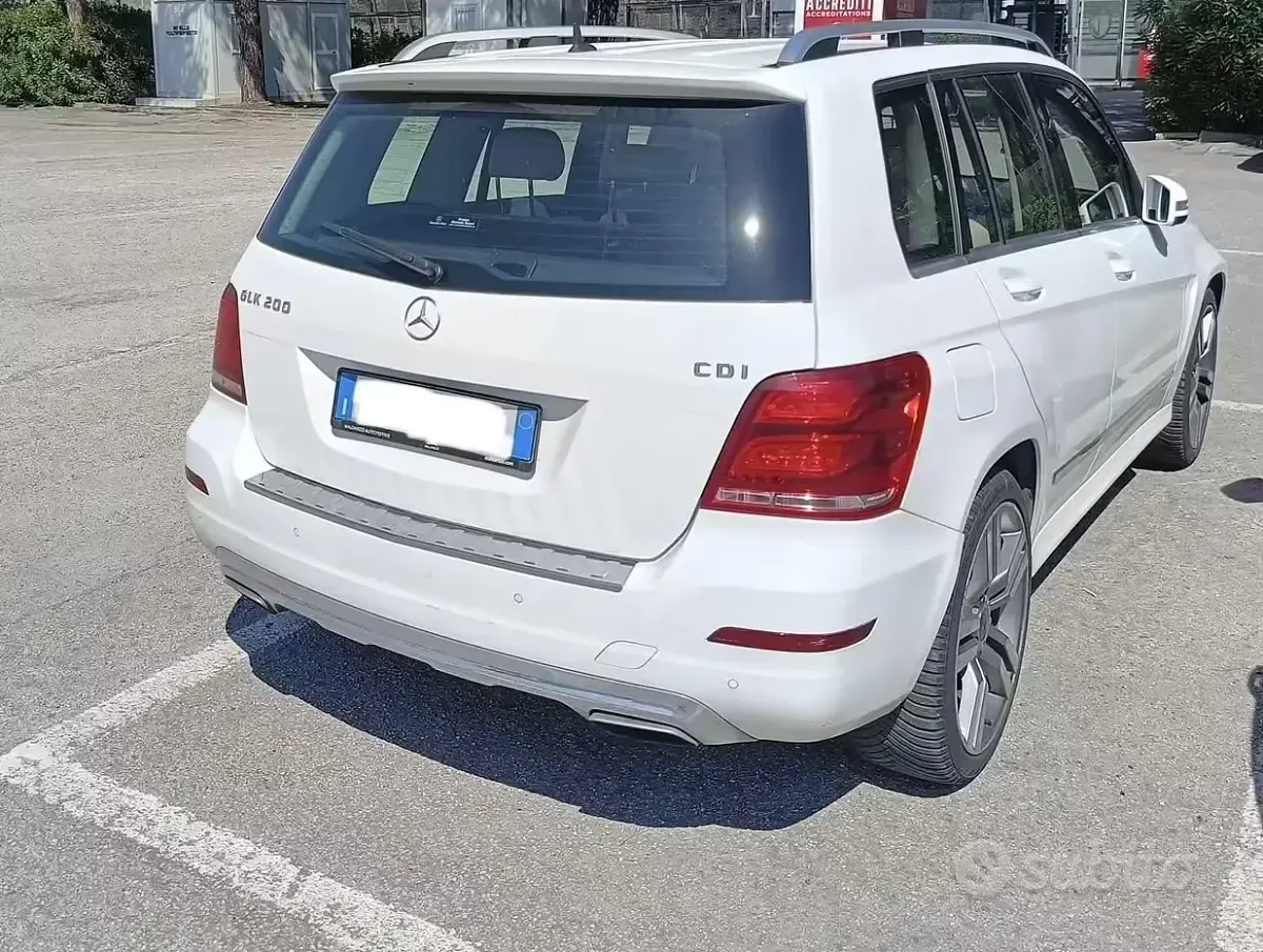 Usata Mercedes GLK200 143 CV (105 kW) 2013 Bianco SUV