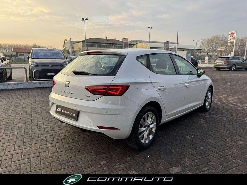 Usata Seat Leon XCELLENCE 116 CV (85 kW) 2018 Bianco Berlina