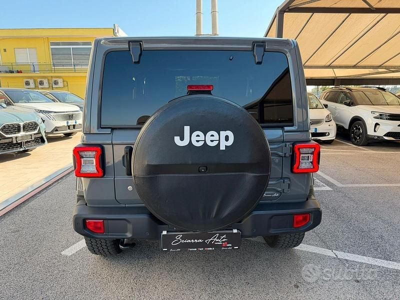 Usata Jeep Wrangler Sahara 200 CV (147 kW) 2019 Grigio SUV