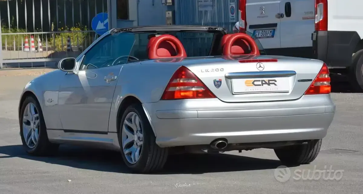 Usata Mercedes SLK200 Edition 163 CV (119 kW) 2004 Grigio Cabrio