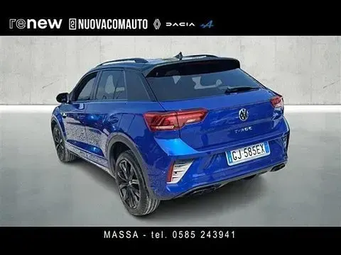 Usata VW T-Roc R-line 150 CV (110 kW) 2022 Blu SUV