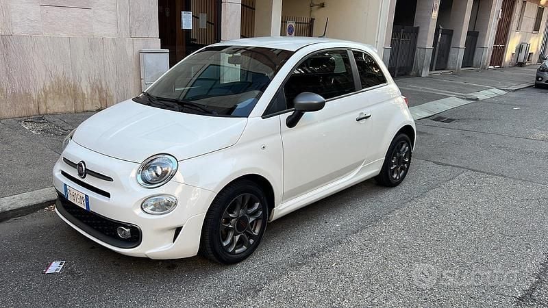 Usata Fiat 500S Sport 95 CV (69 kW) 2018 Bianco Utilitaria