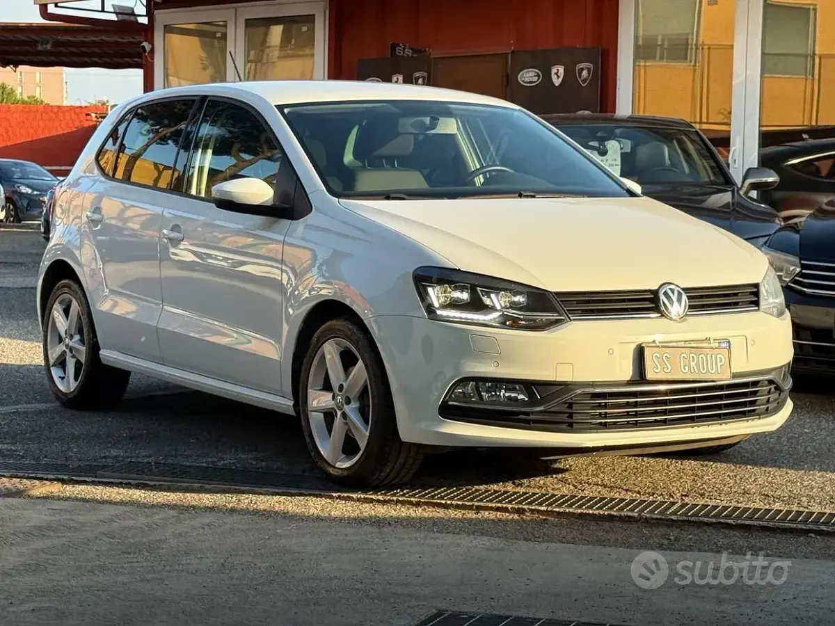 Usata VW Polo 75 CV (55 kW) 2016 Bianco Berlina