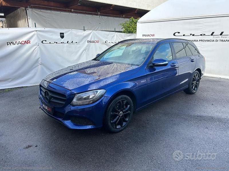Usata Mercedes C180 Premium 115 CV (84 kW) 2015 Blu Station wagon