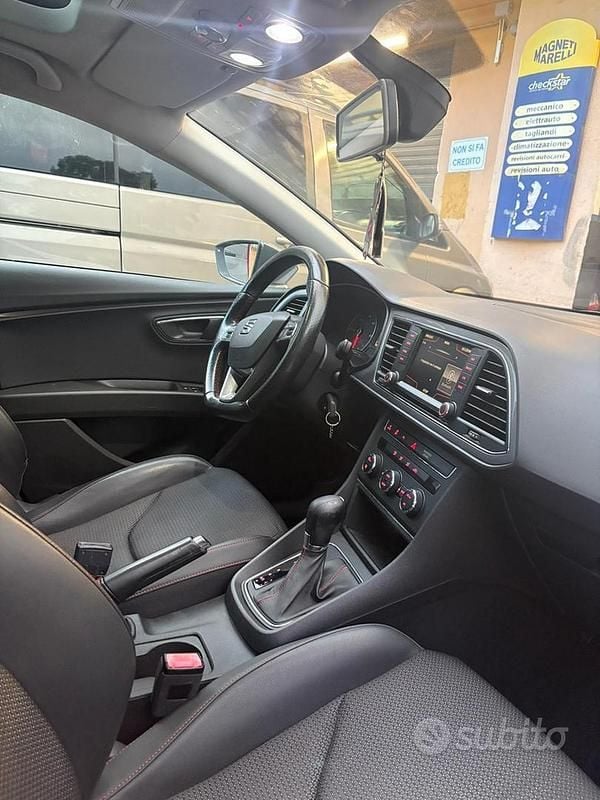 Usata Seat Leon FR 184 CV (135 kW) 2016 Bianco Berlina