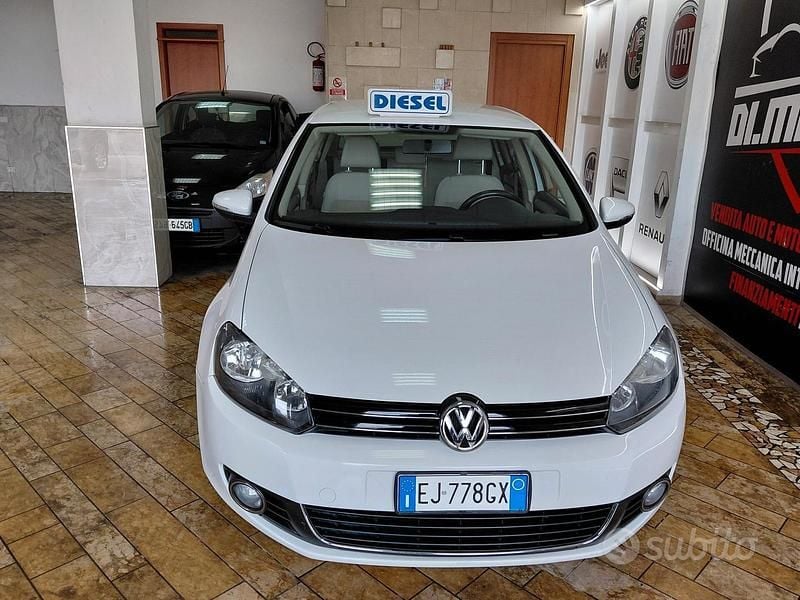 Usata VW Golf VI Highline 140 CV (102 kW) 2011 Bianco Utilitaria