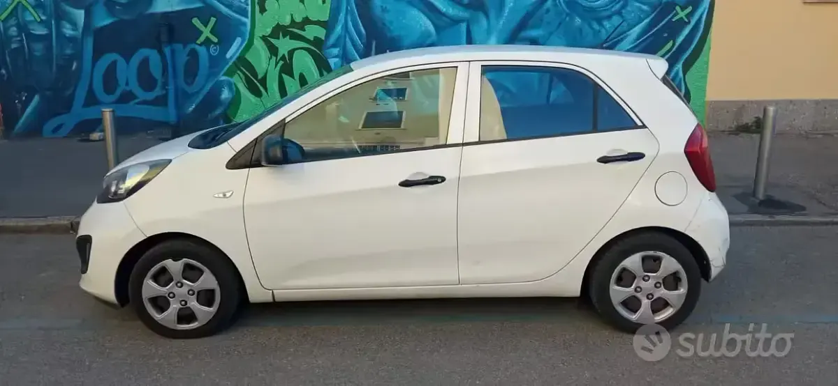 Usata Kia Picanto 69 CV (50 kW) 2013 Bianco Utilitaria