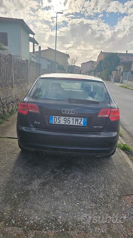 Usata Audi A3 105 CV (77 kW) 2008 Nero Utilitaria