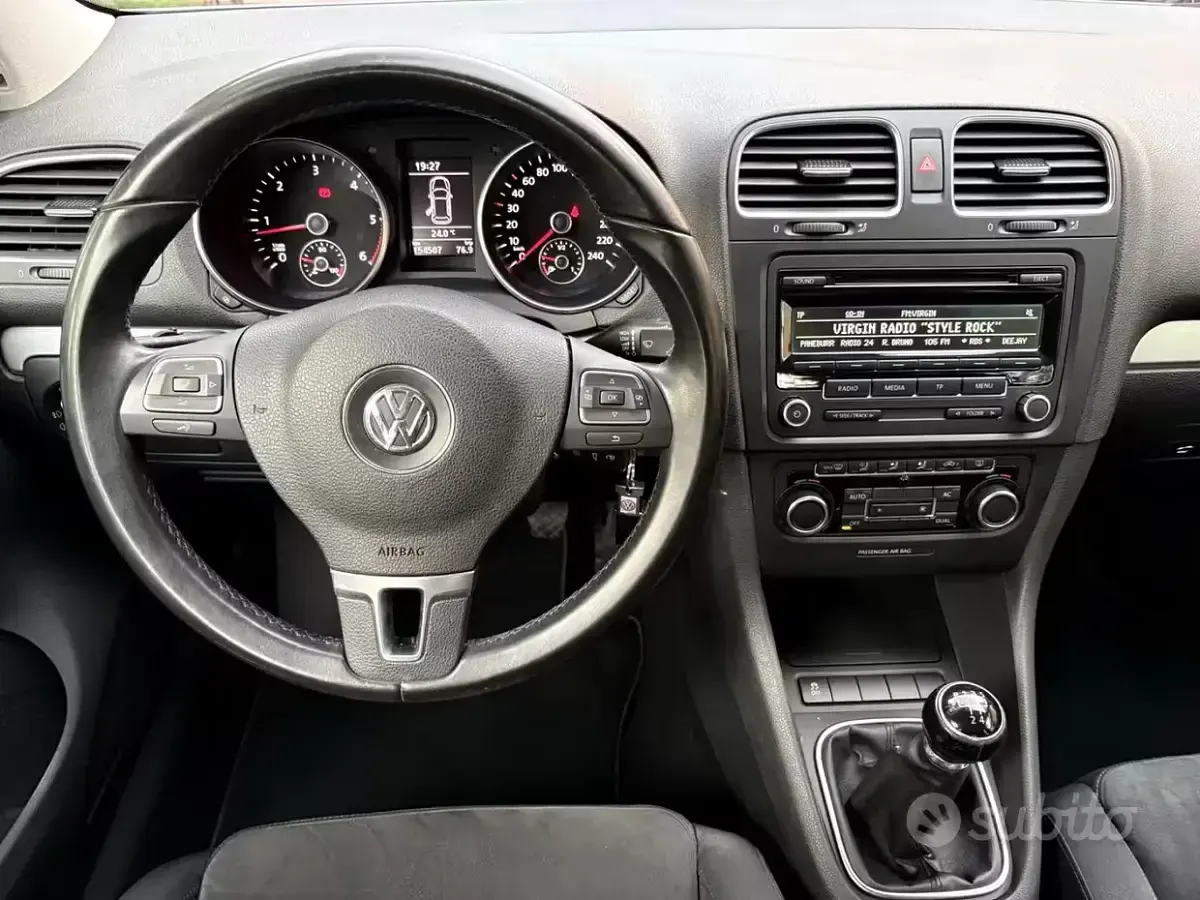Usata VW Golf VI Highline 105 CV (77 kW) 2011 Grigio Berlina