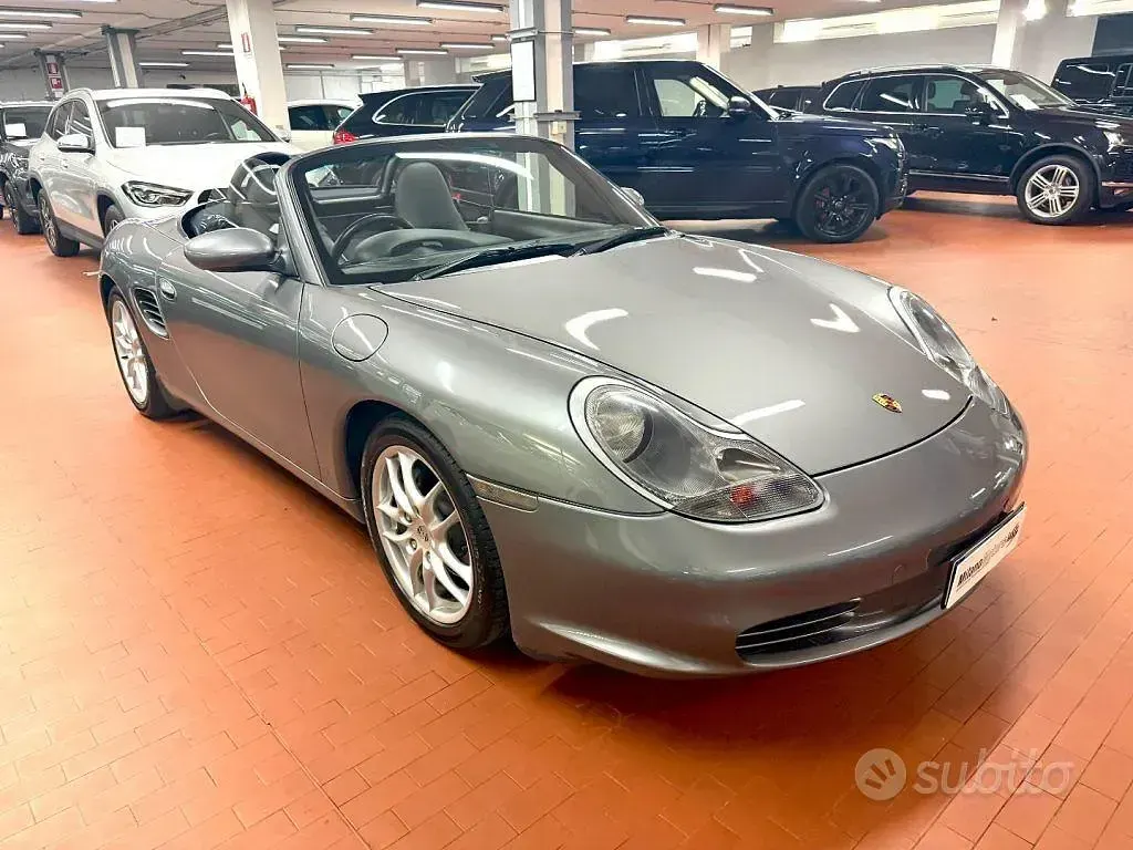 Usata Porsche Boxster 220 CV (161 kW) 2003 Grigio Cabrio