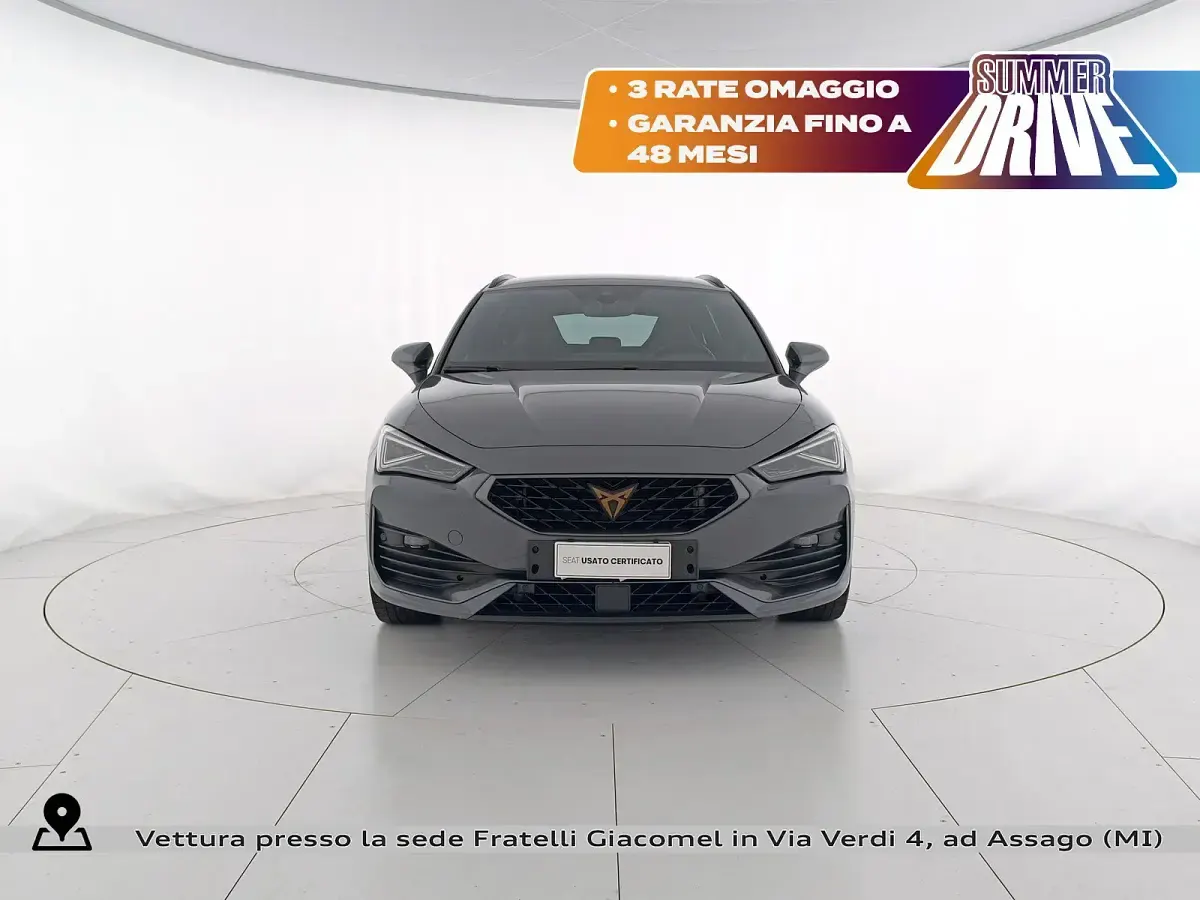 Usata Cupra Leon 150 CV (110 kW) 2023 R6 grigio 'graphene' Station wagon