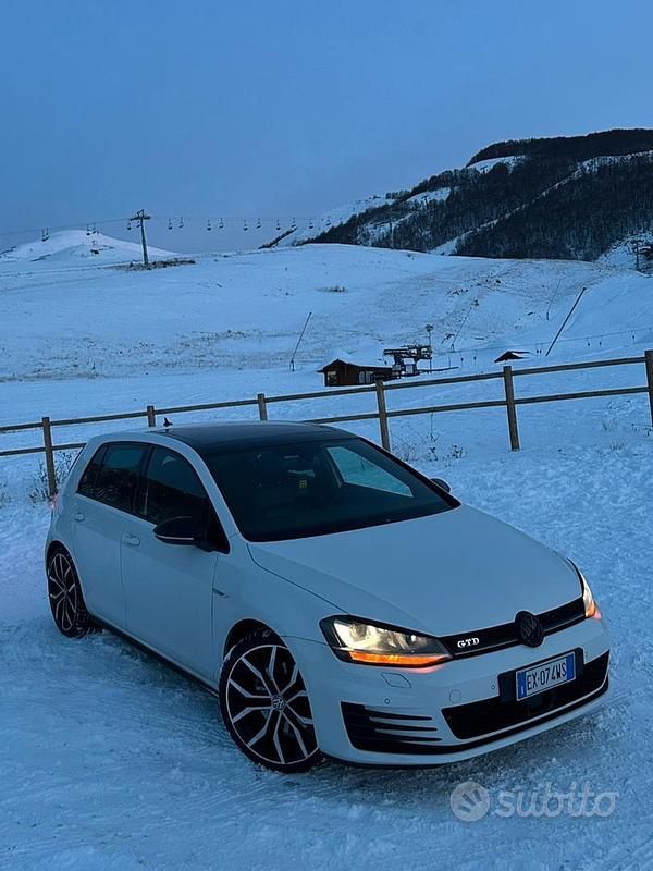 Usata VW Golf VII GTD 2014 Bianco Berlina