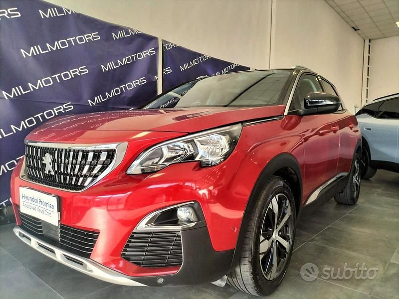 Usata Peugeot 3008 Active 130 CV (95 kW) 2019 Rosso SUV