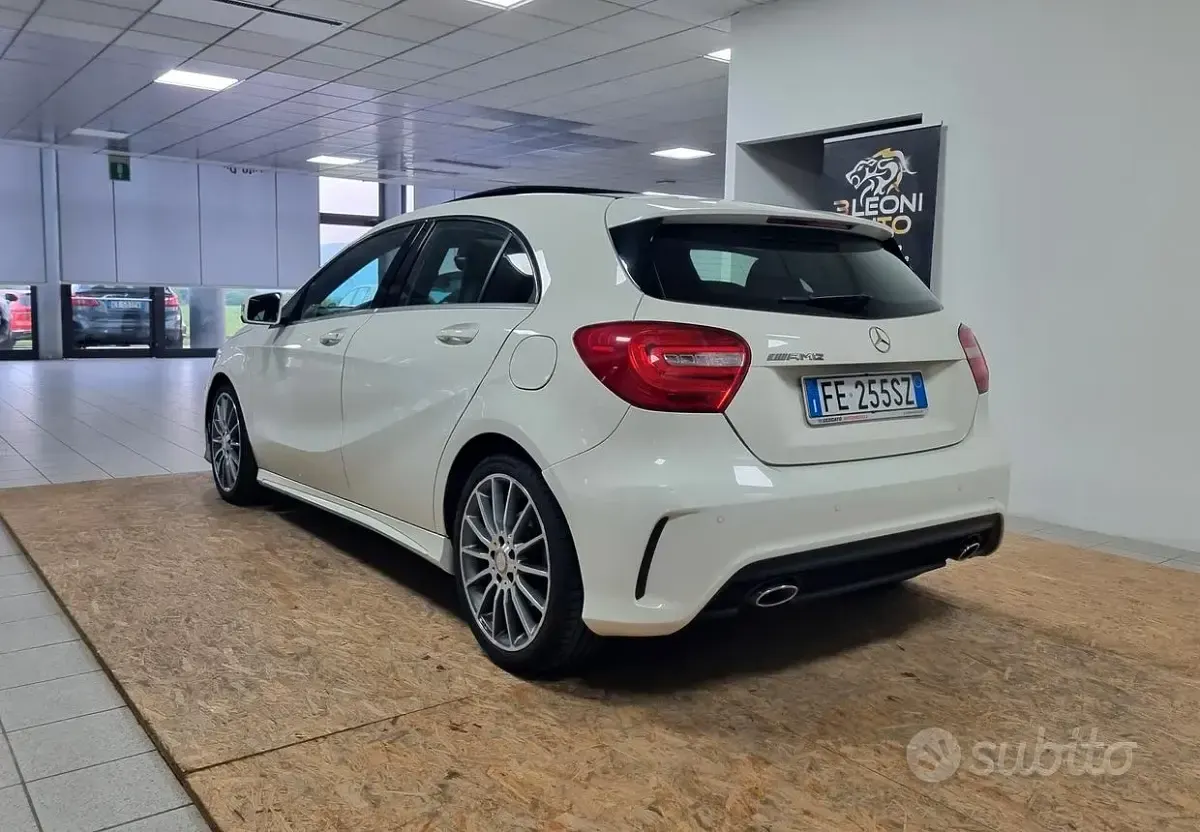Usata Mercedes A180 Premium 109 CV (80 kW) 2015 Bianco Berlina