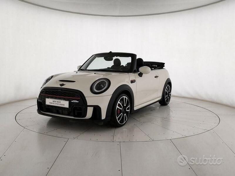 Bianco Usata 2021 Mini John Cooper Works Cabriolet Cabrio | 34.900 € (Cara) - Immagine 1/4