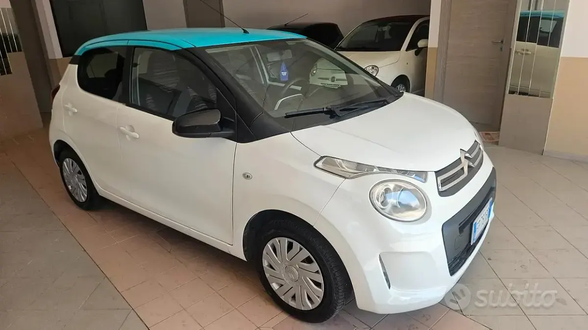 Usata Citroën C1 Shine 69 CV (50 kW) 2016 Bianco Utilitaria