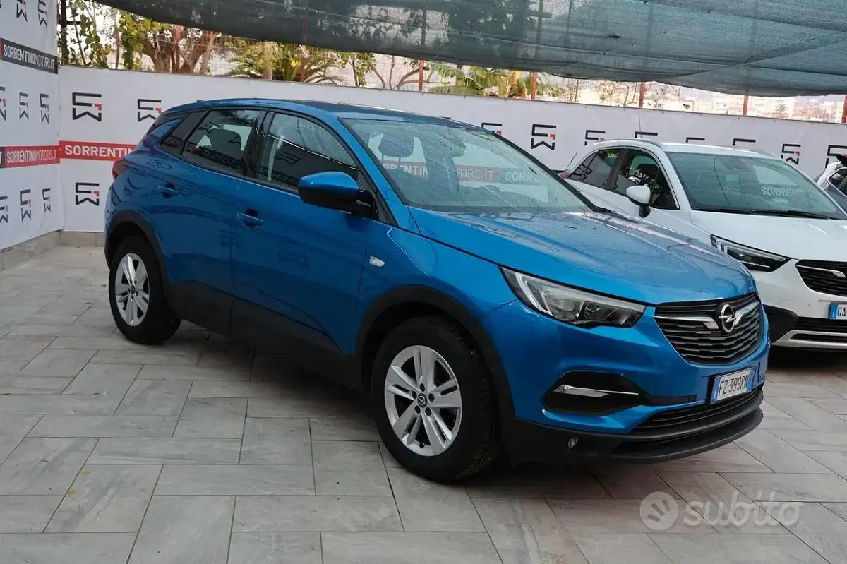 Usata Opel Grandland X 131 CV (96 kW) 2019 Bluazzurro SUV