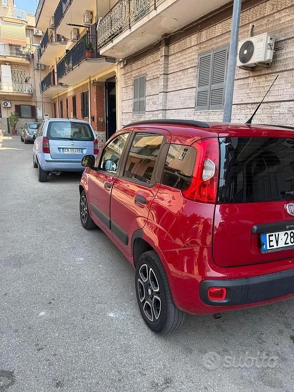 Usata Fiat Panda 2014 Rosso Utilitaria
