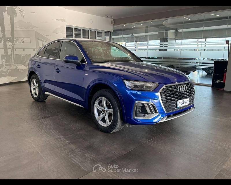Usata Audi Q5 S-Line 204 CV (150 kW) 2021 Blu SUV