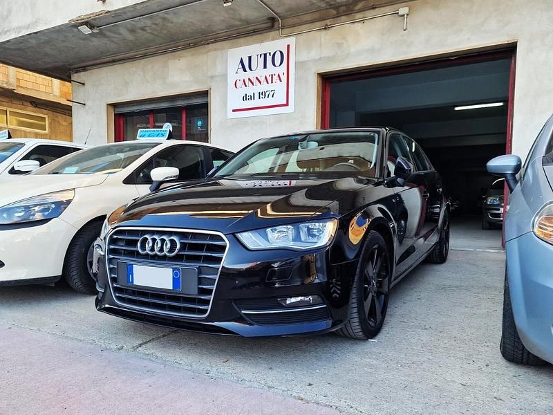Usata Audi A3 Ambition 110 CV (80 kW) 2014 Nero Berlina