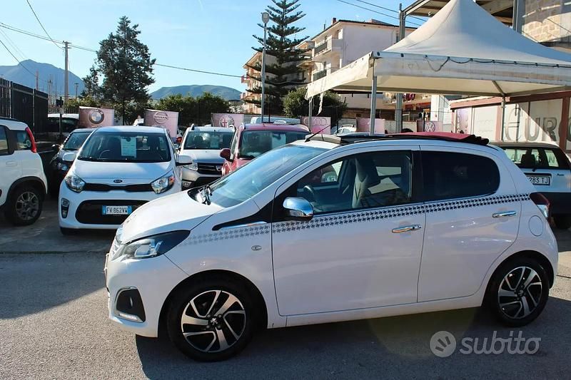 Usata Peugeot 108 Active 82 CV (60 kW) 2014 Bianco Utilitaria