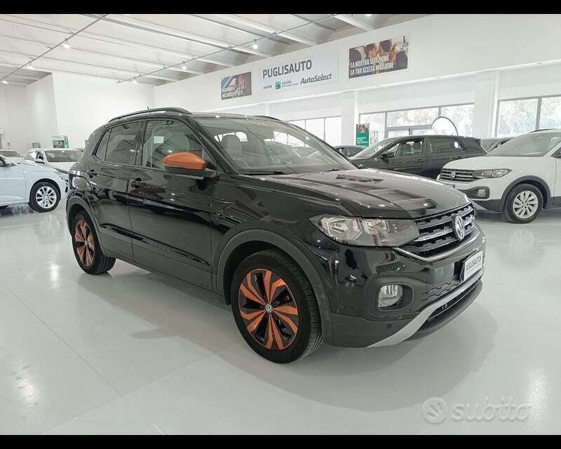Nero Usata 2021 VW T-Cross Style SUV | 18.900 € (Buon prezzo) - Immagine 1/4