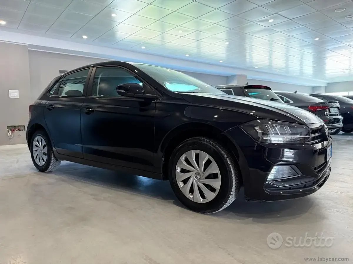 Usata VW Polo Comfortline 80 CV (58 kW) 2018 Nero Utilitaria