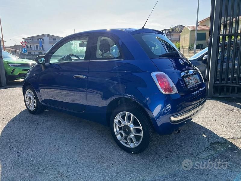 Usata Fiat 500 Lounge 69 CV (50 kW) 2010 Blu Berlina