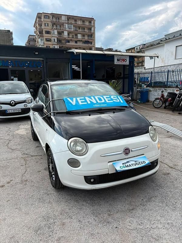 Usata Fiat 500 Lounge 69 CV (50 kW) 2009 Nero Cabrio
