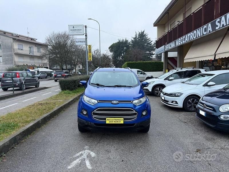 Usata Ford Ecosport Titanium 90 CV (66 kW) 2015 Blu SUV