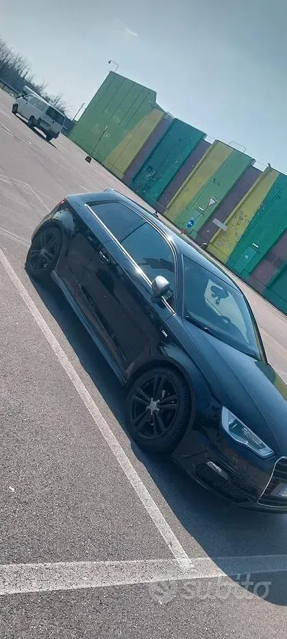 Usata Audi A3 S-Line 150 CV (110 kW) 2013 Nero Coupé