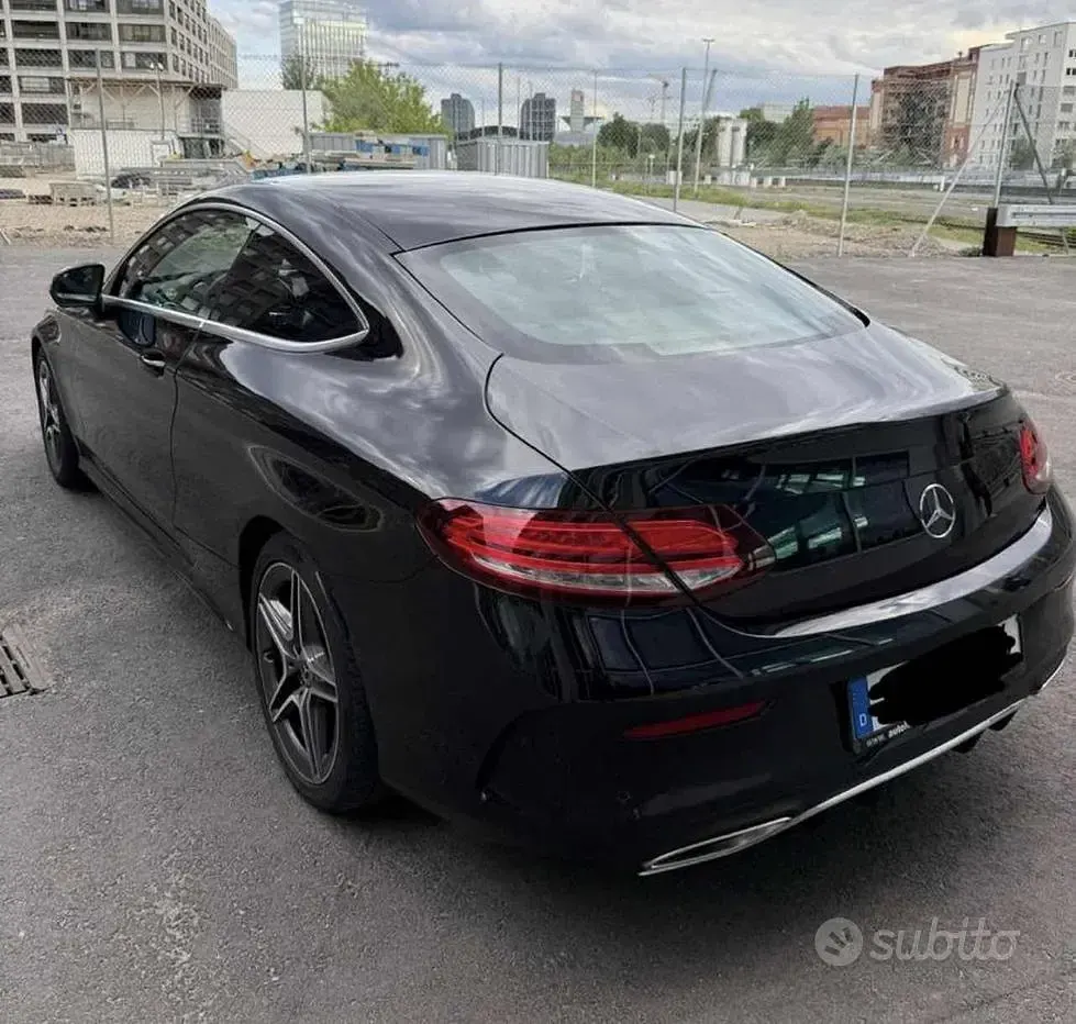Usata Mercedes C200 Premium 184 CV (135 kW) 2019 Nero Coupé
