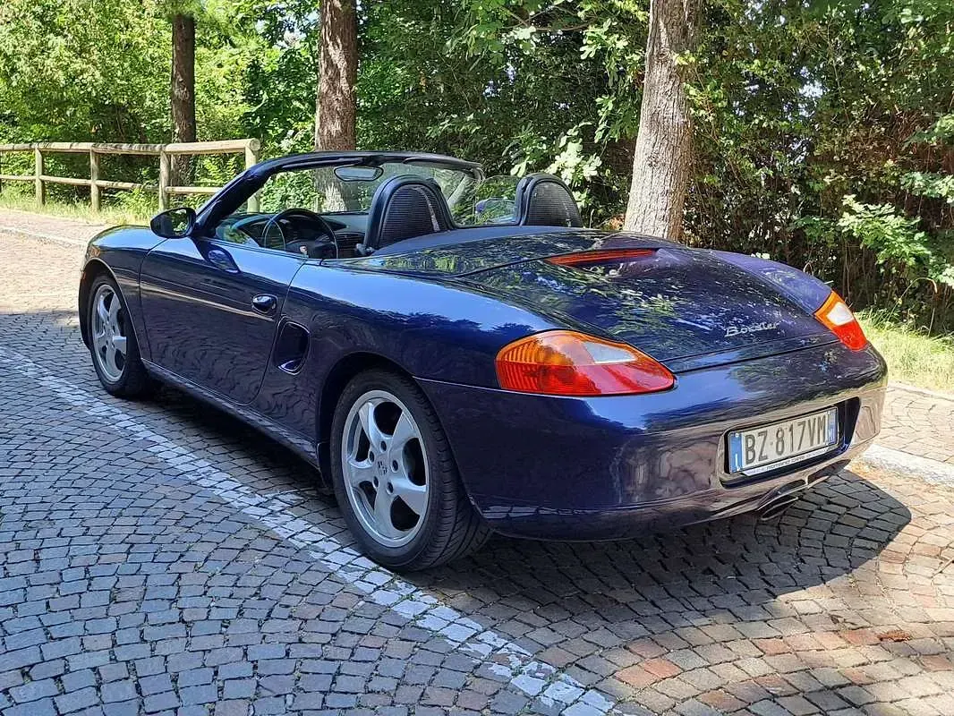 Usata Porsche 986 Boxster 220 CV (161 kW) 1996 Blu/azzurro Cabrio