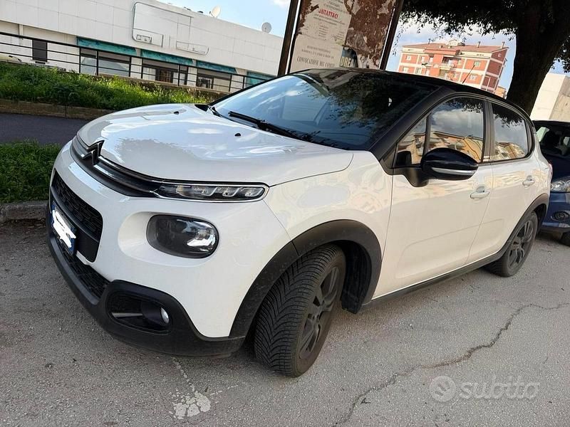 Usata Citroën C3 82 CV (60 kW) 2018 Bianco Utilitaria