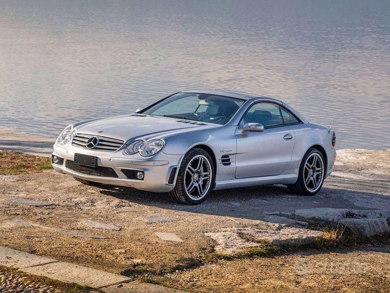 Usata Mercedes SL65 AMG AMG 612 CV (450 kW) 2007 Argento Cabrio