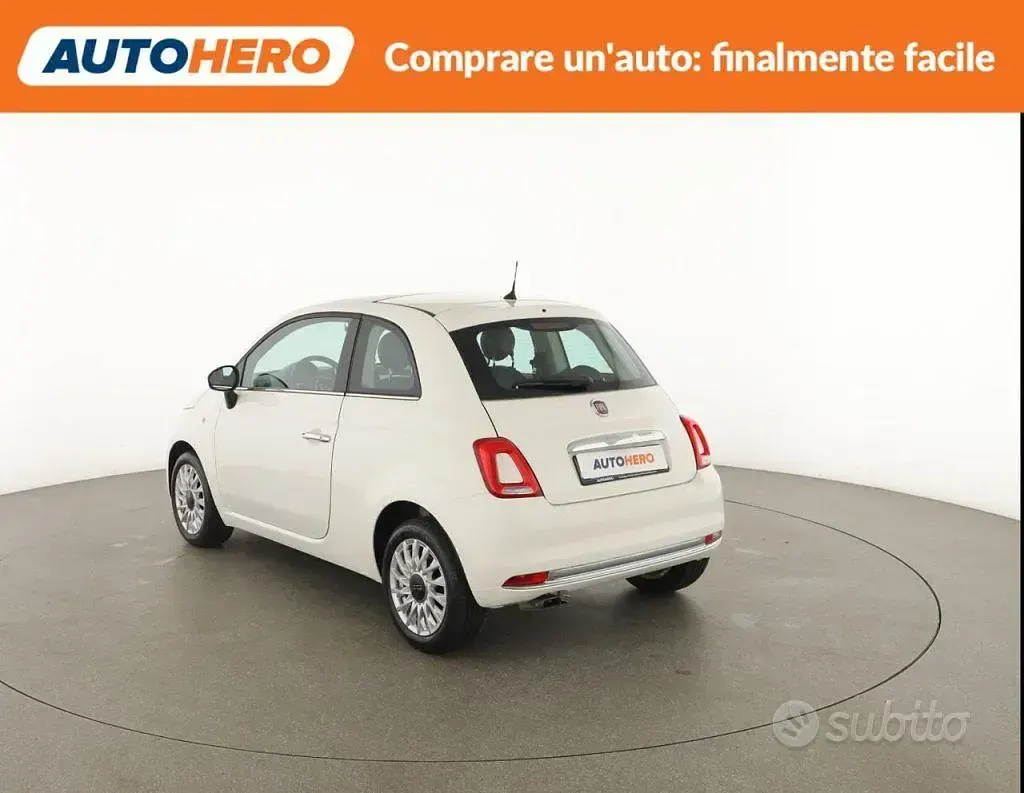 Usata Fiat 500 Lounge 69 CV (50 kW) 2017 Bianco Utilitaria