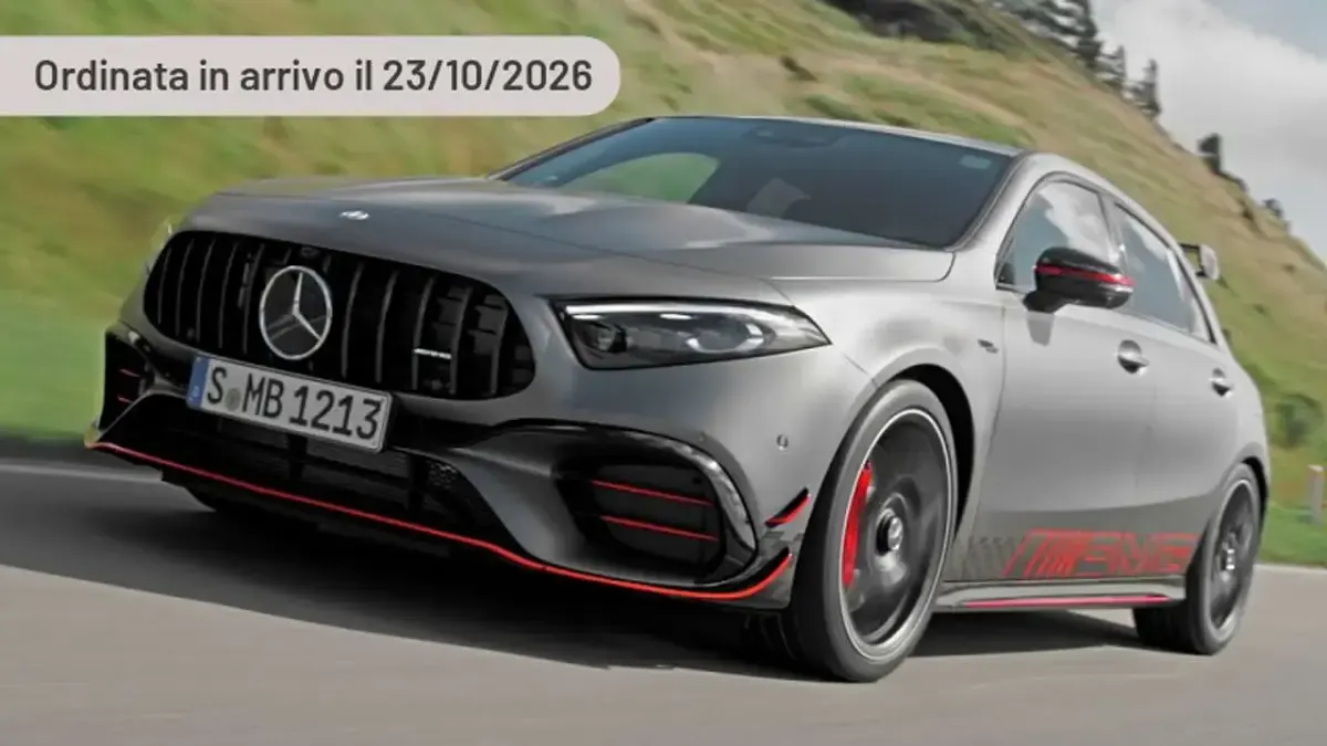 Ny Mercedes A45 AMG Premium 421 HK (309 kW) 2025 Silver Sedan