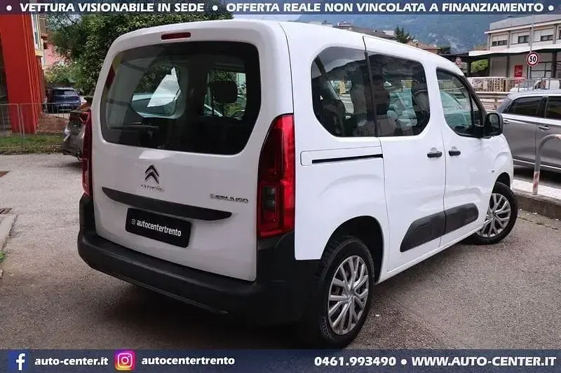 Usata Citroën Berlingo 102 CV (75 kW) 2019 Bianco Monovolume