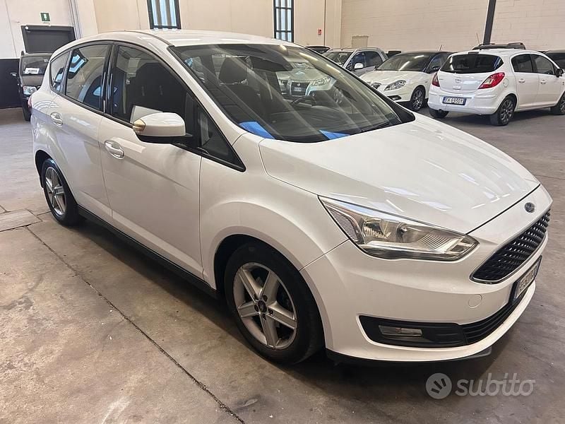 Usata Ford C-MAX Titanium 120 CV (88 kW) 2016 Bianco Monovolume